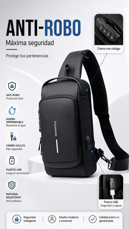 Mochila Inteligente Antirrobo para Viajes – Trepoli™