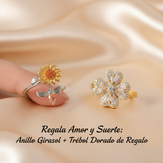 Anillo Girasol Premium + Segundo Anillo Gratis