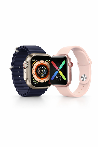 Ultra Pro + Serie 10 Rosa — 2 Smartwatches al Precio de 1